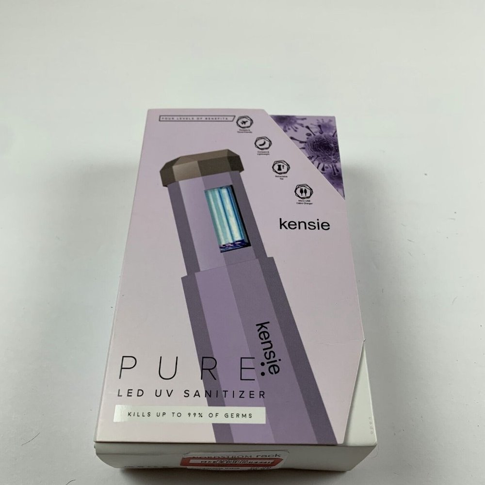 Kensie Pure Led UV Sanitizer Kill Up to 99% Germ Retracatble Top Microport 6176‎